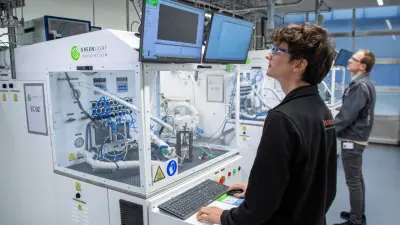 Test bench for single electrolysis cells